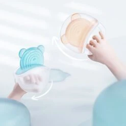 Debuy 2PCS Baby-Silikon-Beißring Bären-Komfortspielzeug -Baby Lieferungen Geschäft 30066892 05