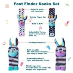 Vetaka Baby Rasseln Spielzeug Socken Und Handgelenk Für Kinder 11 Vetaka Baby Rasseln Spielzeug Socken Und Handgelenk Für Kinder -Baby Lieferungen Geschäft 30108768 04