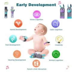 Vetaka Baby Rasseln Spielzeug Socken Und Handgelenk Für Kinder 12 Vetaka Baby Rasseln Spielzeug Socken Und Handgelenk Für Kinder -Baby Lieferungen Geschäft 30108768 05