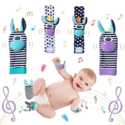 Vetaka Baby Rasseln Spielzeug Socken Und Handgelenk Für Kinder 8 Vetaka Baby Rasseln Spielzeug Socken Und Handgelenk Für Kinder – Bild 6