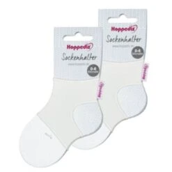 Hoppediz Sockenhalter Hop-Soxx 2-er Set Creme