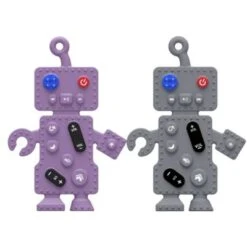 Vetaka Beißspielzeug 2 Stück Silikon Roboter Für Kinder