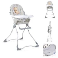 Kinderhochstuhl Marcel, Klappbar, Abwaschbarer Stoff Hochstühle