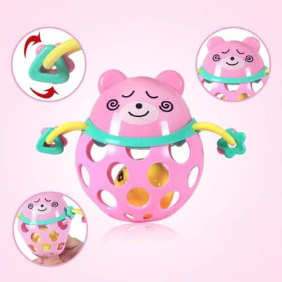 Enbaoxin Baby Kaubare Beißring Rasseln Set Spielzeug Handgriff Ball Verpackt Handrasseln 5 Enbaoxin Baby Kaubare Beißring Rasseln Set Spielzeug Handgriff Ball Verpackt Handrasseln – Bild 3