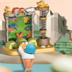 Enbaoxin Elektrischer Dinosaurier-Raketen-Bohnenfänger Mit LED-Musik Elektrischer Bohnenfänger Tabletop-Spiele -Baby Lieferungen Geschäft 30348114 04