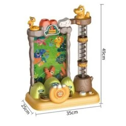 Enbaoxin Elektrischer Dinosaurier-Raketen-Bohnenfänger Mit LED-Musik Elektrischer Bohnenfänger Tabletop-Spiele -Baby Lieferungen Geschäft 30348114 05