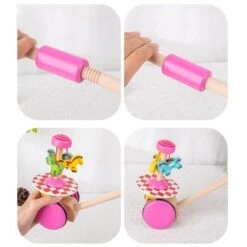 Syntek Baby-Handschiebe-Lauflernhilfen Spielzeug Gleitendes Baby Anti-Rollover Multifunktionale Lauflernhilfen Mit Musik Für Kinder -Baby Lieferungen Geschäft 30483021 05