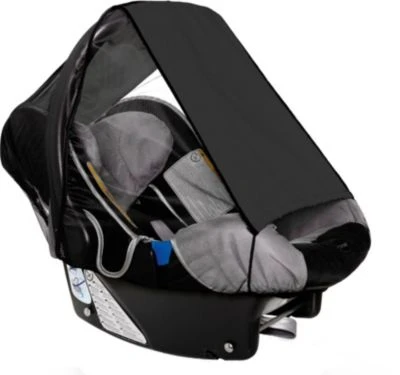 Sunnybaby Sonnensegel Für Babyschale UPF 50+ Schutz, Schwarz 3 Sunnybaby Sonnensegel Für Babyschale UPF 50+ Schutz, Schwarz