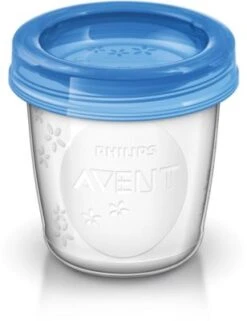 PHILIPS AVENT Muttermilch Becher SCF618/10, 10 X 180 Ml Inkl. Deckel Und 2x Adapter -Baby Lieferungen Geschäft 3922146 02