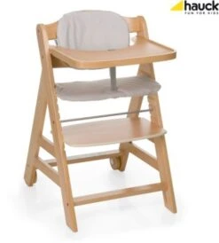 Hauck Hochstuhl Beta+ Inkl. Sitzverkleinerer, Natural/check -Baby Lieferungen Geschäft 4252544 03