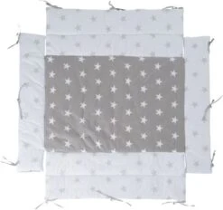 Roba Laufgittereinlage Little Star Grau, 75 X 100 Cm Und 100 X 100 Cm