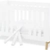 Pinolino Kinderbett RIVA, 70 X 140 Cm, Esche Teilmassiv, Weiß Lackiert -Baby Lieferungen Geschäft 5378805 01