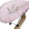 Nomi Baby Black Mit Matratze Pale Pink/sand
