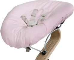 Nomi Baby Black Mit Matratze Pale Pink/sand