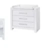 Schardt Komplett Kinderzimmer Nordic White, 3-tlg.(Kombi-Kinderbett 70 X 140 Cm, Umbauseiten, Wickelkommode Mit Wickelaufsatz Und Kleiderschrank 3-trg.), Weiß Lackiert 2 Schardt Komplett Kinderzimmer Nordic White, 3-tlg.(Kombi-Kinderbett 70 X 140 Cm, Umbauseiten, Wickelkommode Mit Wickelaufsatz Und Kleiderschrank 3-trg.), Weiß Lackiert -Baby Lieferungen Geschäft 7920430 01