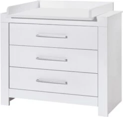 Schardt Komplett Kinderzimmer Nordic White, 3-tlg.(Kombi-Kinderbett 70 X 140 Cm, Umbauseiten, Wickelkommode Mit Wickelaufsatz Und Kleiderschrank 3-trg.), Weiß Lackiert 11 Schardt Komplett Kinderzimmer Nordic White, 3-tlg.(Kombi-Kinderbett 70 X 140 Cm, Umbauseiten, Wickelkommode Mit Wickelaufsatz Und Kleiderschrank 3-trg.), Weiß Lackiert -Baby Lieferungen Geschäft 7920430 04