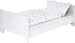 Schardt Kinderbett Nordic White, Buche Massiv, Weiß Lackiert, 70 X 140 Cm -Baby Lieferungen Geschäft 7920514 03