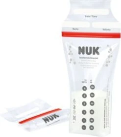 NUK Muttermilchbeutel, Platzsparend Und Sofort Verwendbar, 25 Stück